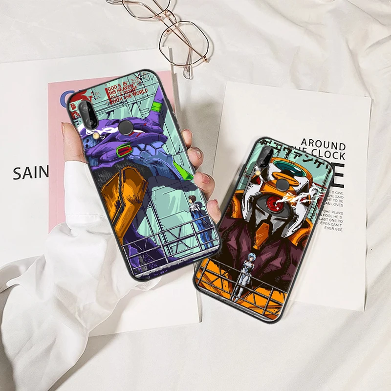 

Genesis Evangelion Anime Case For Huawei P Smart Z 2019 2021 P20 P20 Lite Pro P30 P30 Pro P40 P40 Lite Pro Funda Back Cover