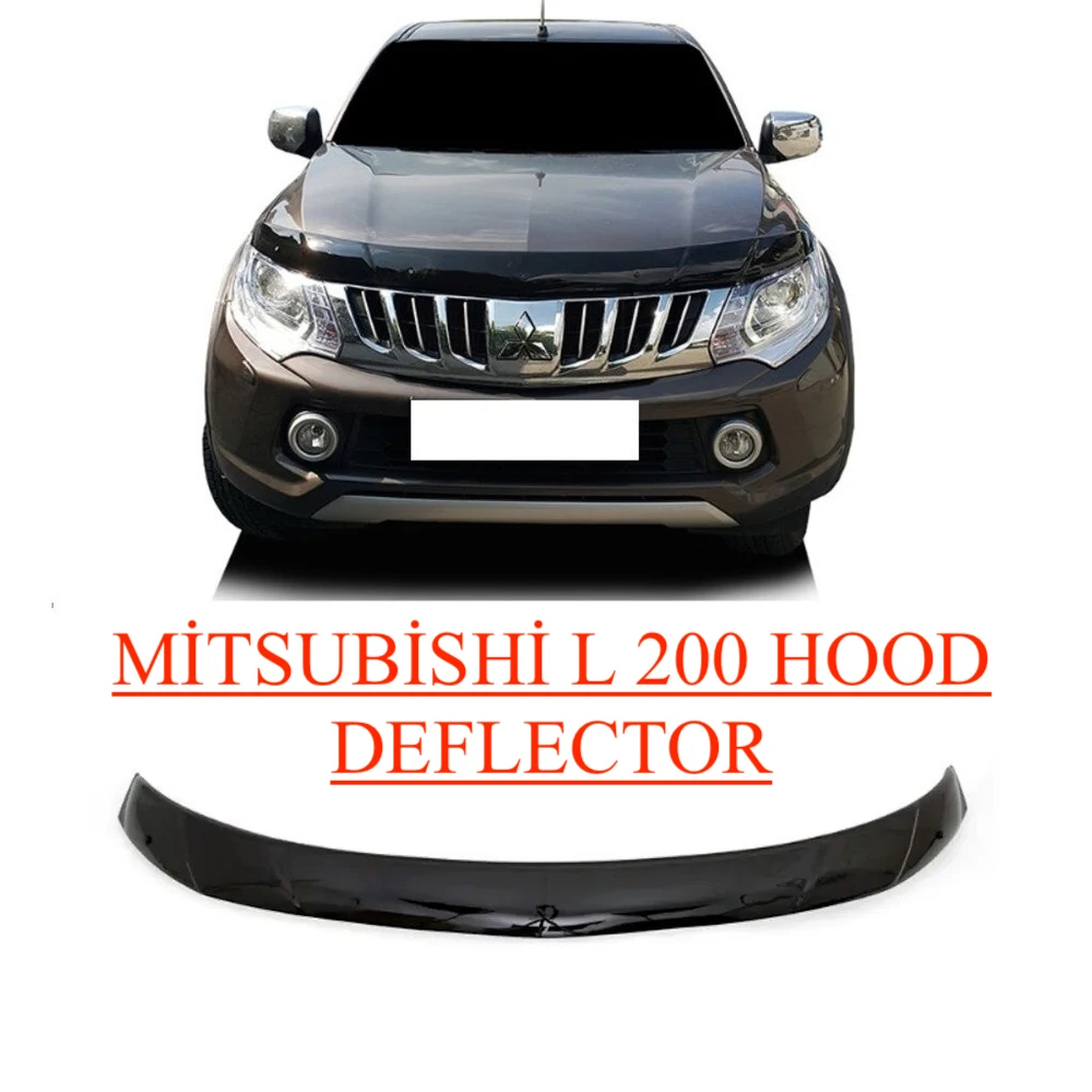 

Глянцевый черный защитный экран для капота Mitsubishi L 200 2015 2016 2017 2018 2019