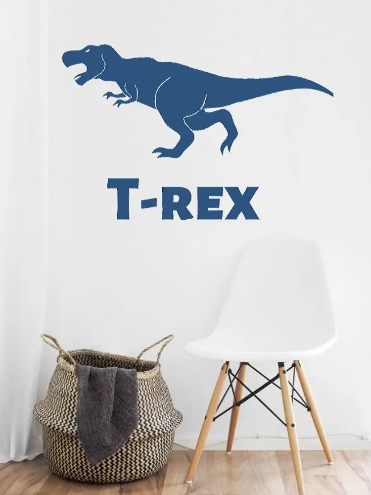 T-Rex динозавр животное для детей наклейки дома Спальня стены Искусство украшения