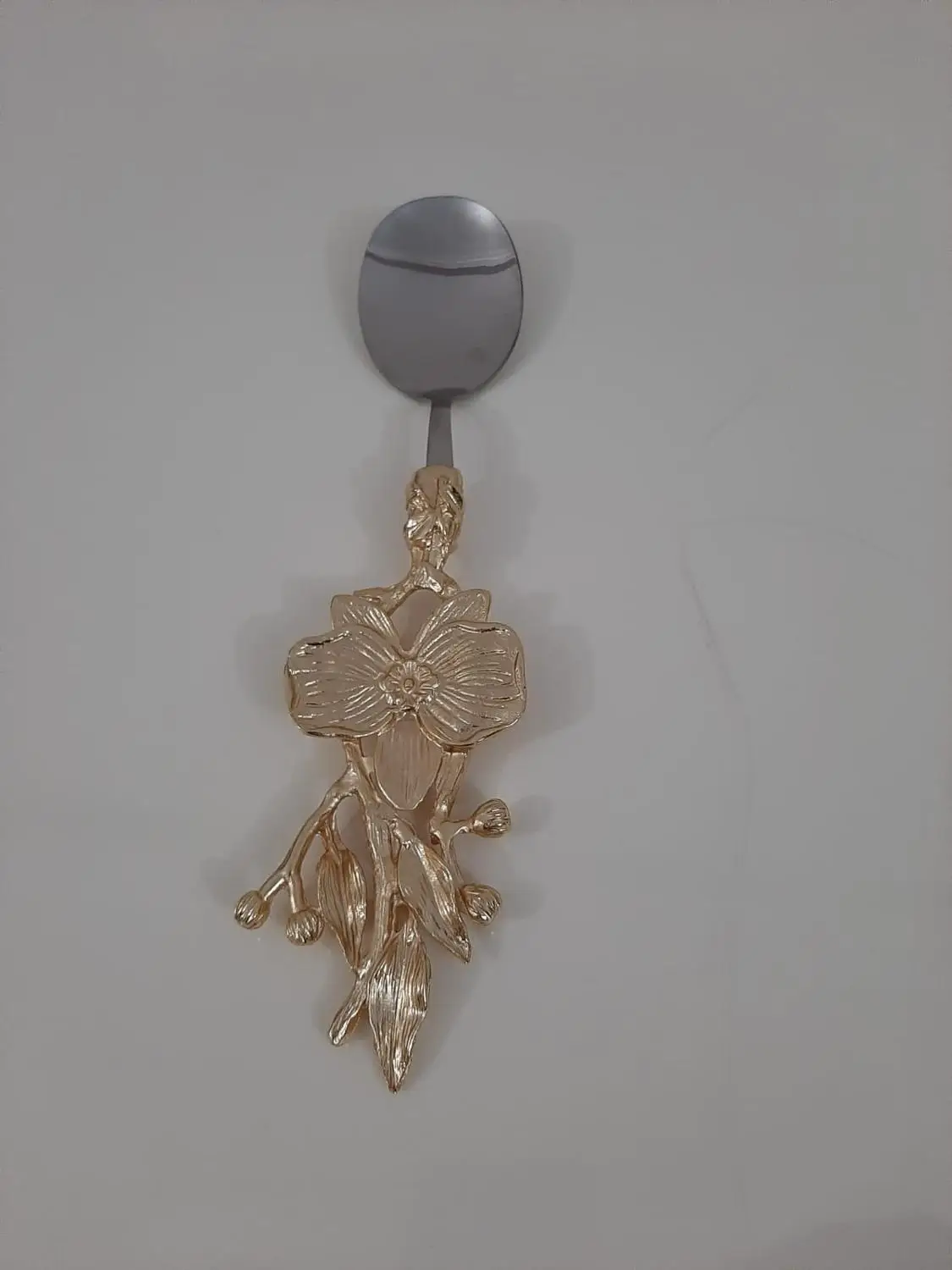 Orchid stainless steel serving spoon