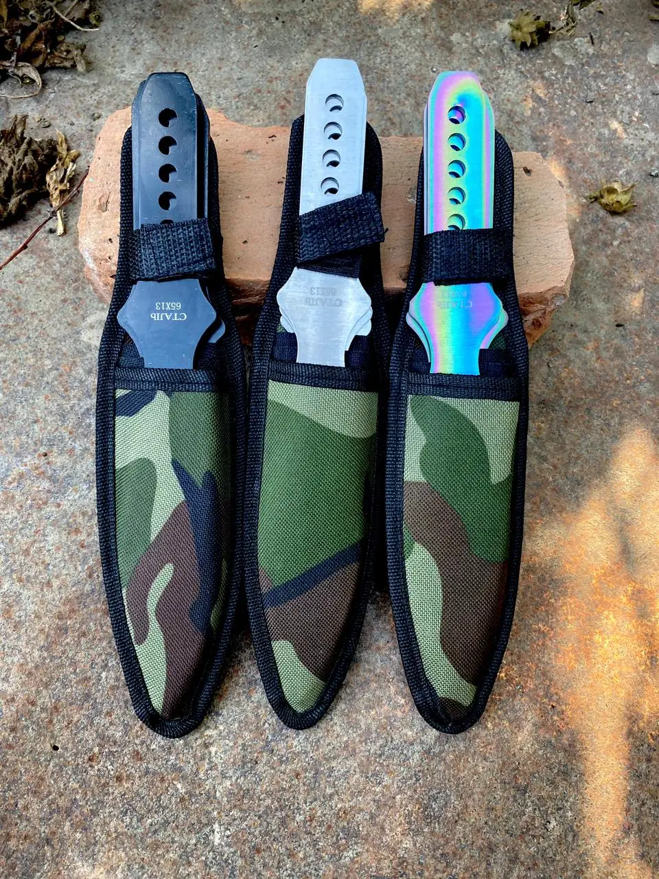 Ножи метательные 3 шт в комплекте чехле для метания |