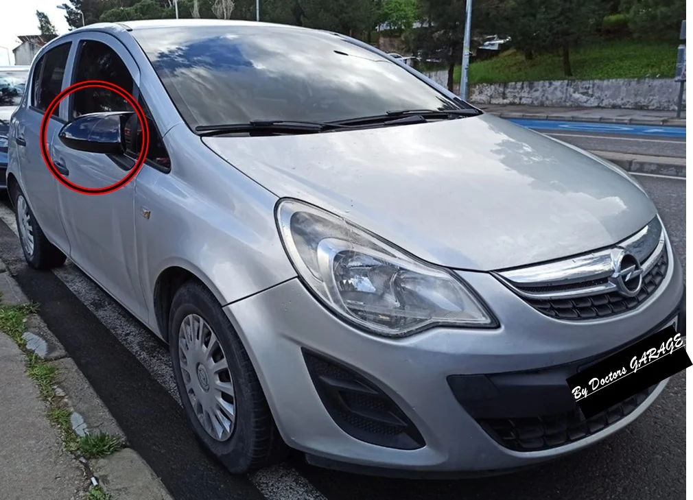 

Чехол на зеркало летучая мышь для Opel Corsa D 2006-2014, глянцевые черные крылья для пианино, чехол для крыла, комплект кузова, аксессуары для автоста...