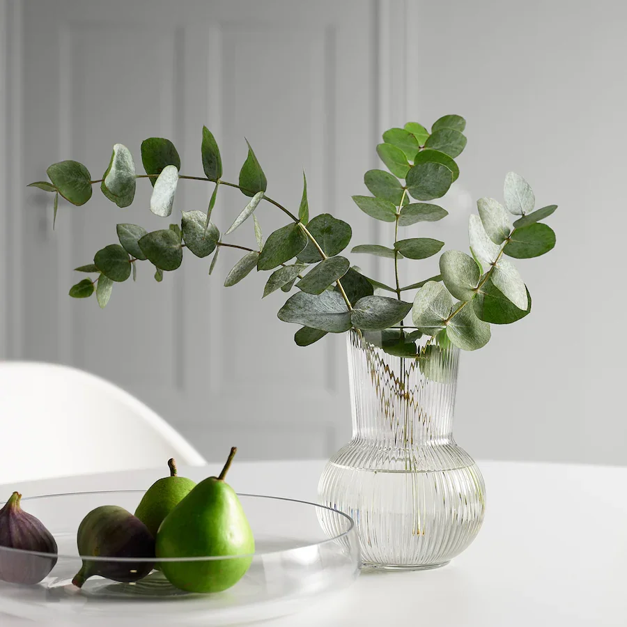 Clear glass designer flower vase home decor 2021 style Crystal | Дом и сад
