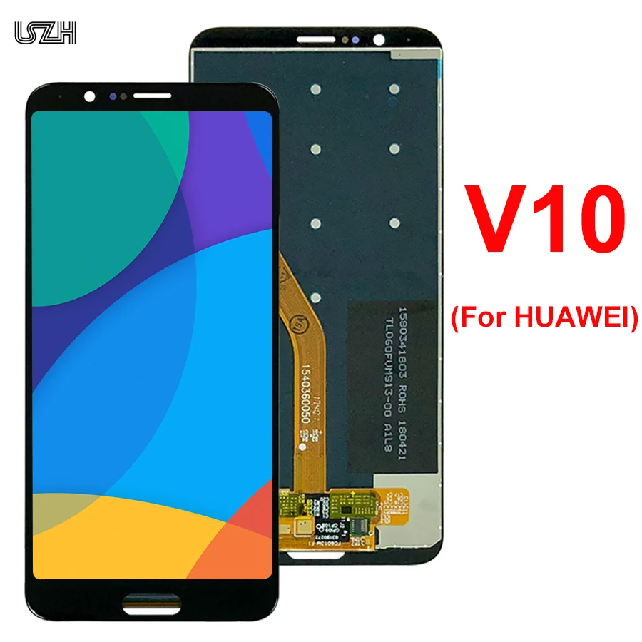 10 шт. заводская цена дисплей с сенсорным экраном для Huawei Honor V10 LCD дигитайзер View