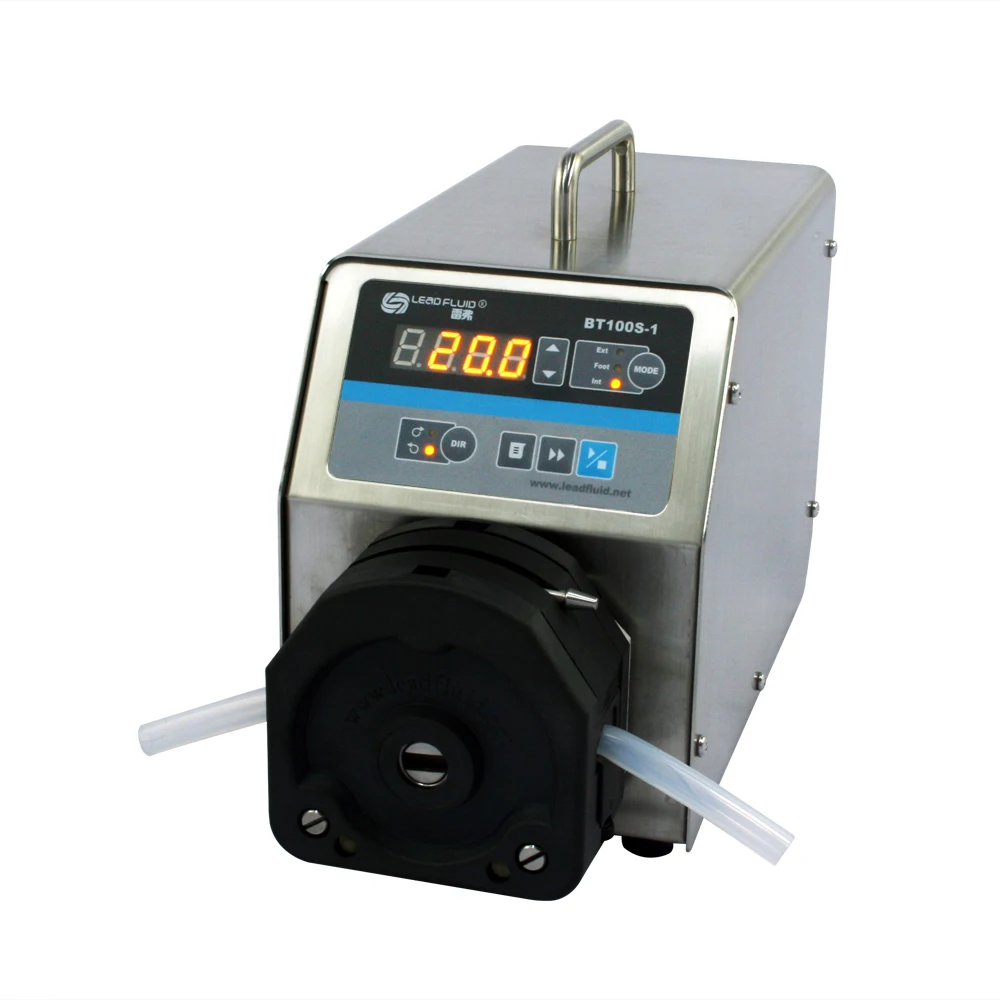

BT100S-1 KZ25 Industrial Medical Lab Basic Variable Speed Fluid Pump Dosing Peristaltic Pump 0.25-1500 ml/min