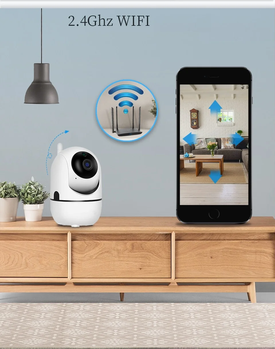 Радионяня умный дом плакать сигнализация мини камера наблюдения с Wi-Fi видео няня