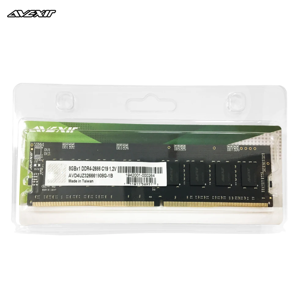 Оперативная память AVEXIR DDR4 4 ГБ/8 ГБ/16 ГБ ПК DIMM настольная 2133 МГц/2400 МГц/2666 МГц с