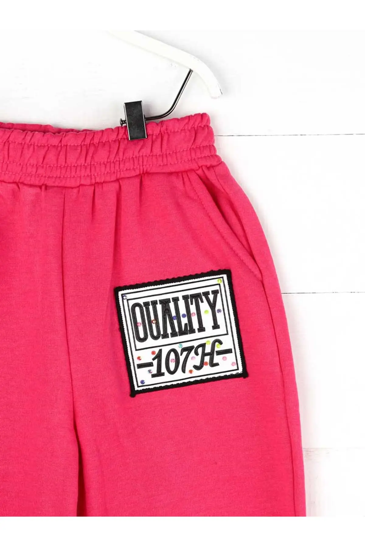 Сезонные спортивные штаны цвета фуксии для мальчиков и девочек|Брюки| |