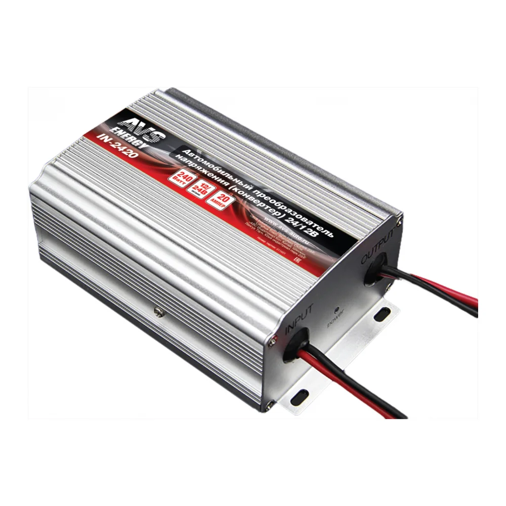 Сar inverter AVS 43897 IN-2420 (20A) 24 v to 12 converter with from car voltage | Автомобили и мотоциклы