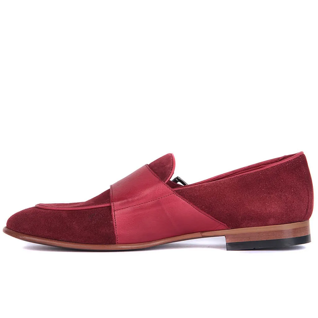 Sail-Lakers/бордовая замшевая мужская повседневная обувь из натуральной кожи