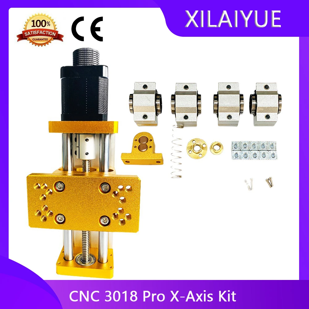 CNC 3018 Pro / Plus  X-Axis Upgrade Kit Suit CNC Router 3018 Pro / Plus with CNC Milling Machine Accessories Sliding Table