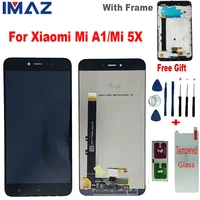 imaz 5 5 for xiaomi mi a1 lcd display 10 touch screen for xiaomi mi 5x lcd digitizer touch screen panel replacement spare parts