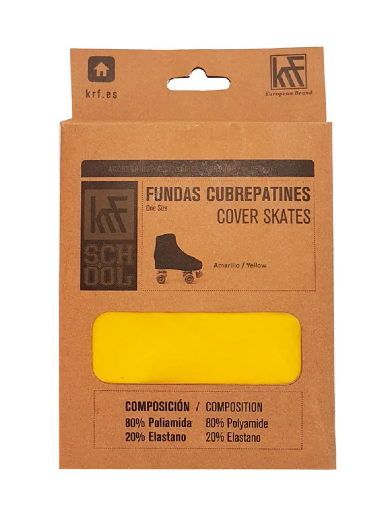 KRF School Cubre patin AMARILLO TALLA UNICA|Детские спортивные носки| |