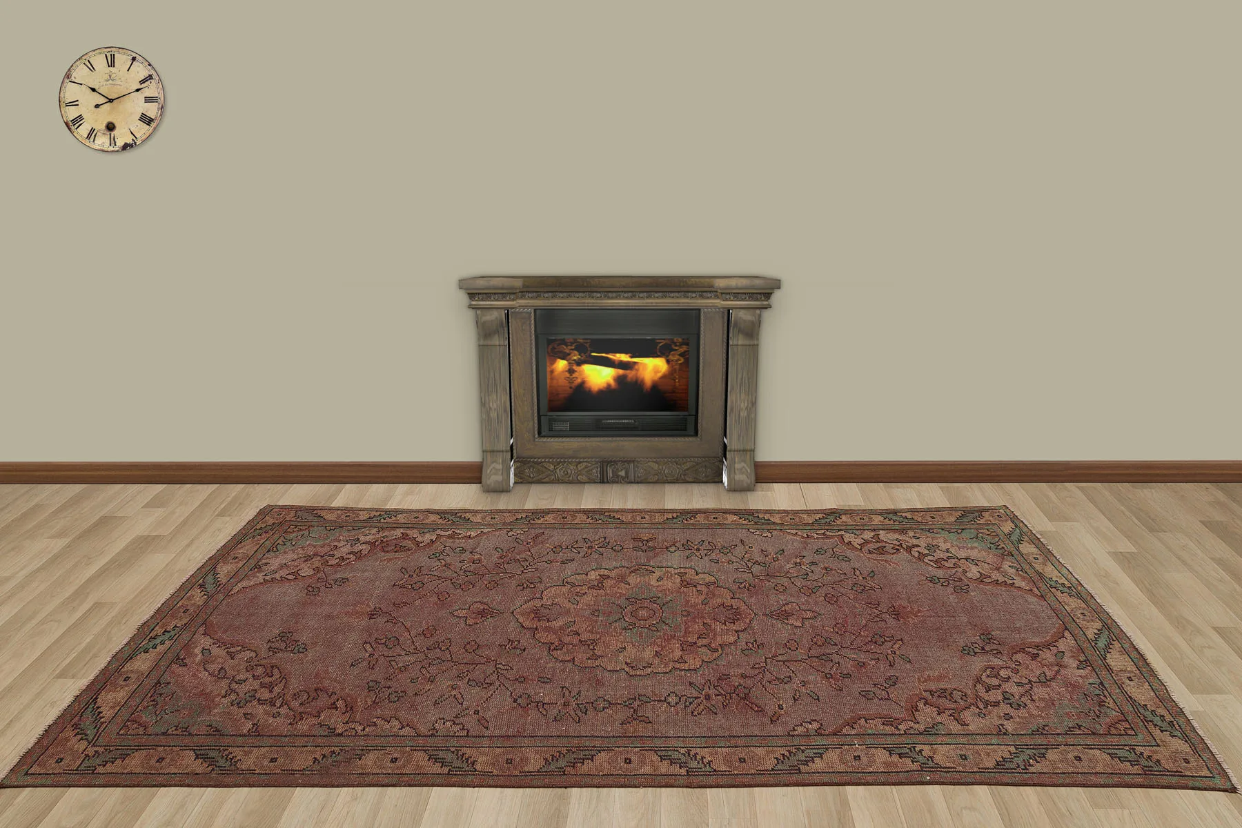 

Hand Woven Tumbled Carpet (7280)161x273