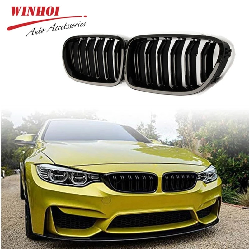 Гоночные грили матовый/глянец Черный для BMW 5 серии F10 F18 2010 2016 ABS + краска Передняя