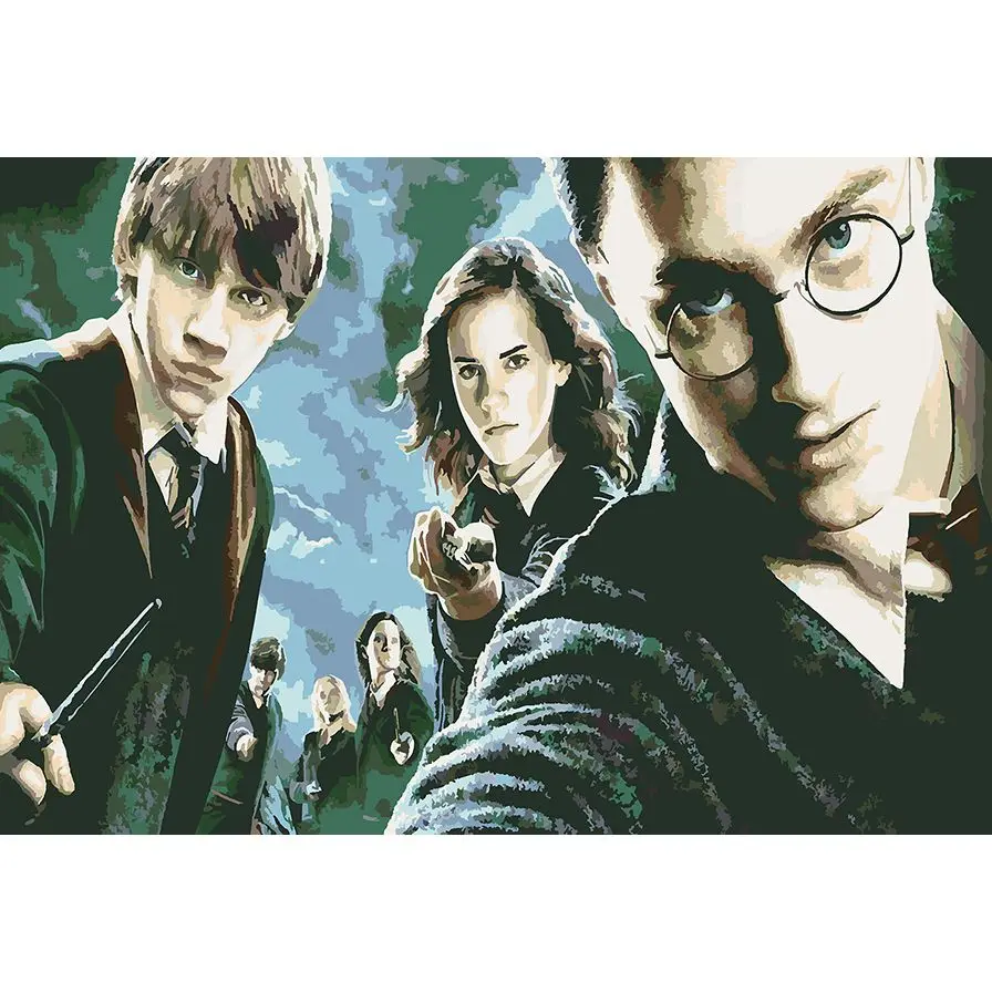 Картина по номерам Гарри Поттер и остальные 40 х 60 см - купить выгодной цене |
