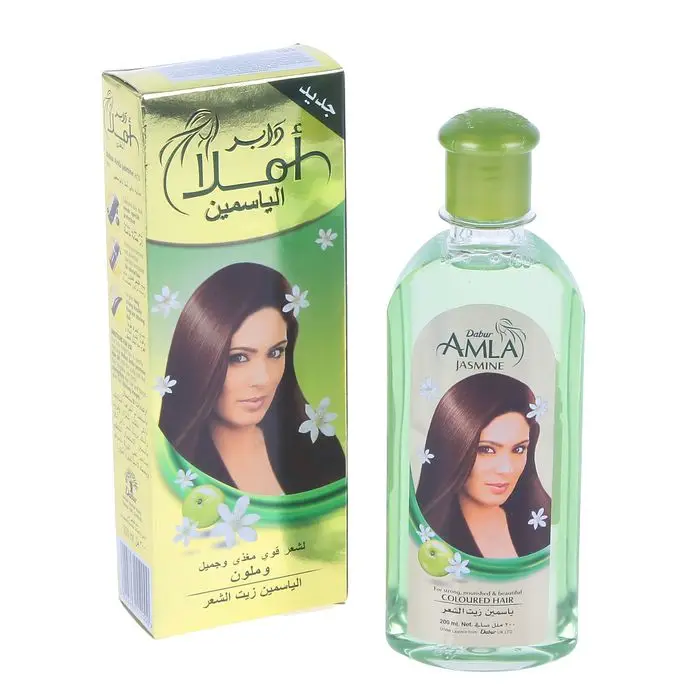 Масло для волос Dabur AMLA Jasmine с жасмином против выпадения 200 мл | Красота и здоровье