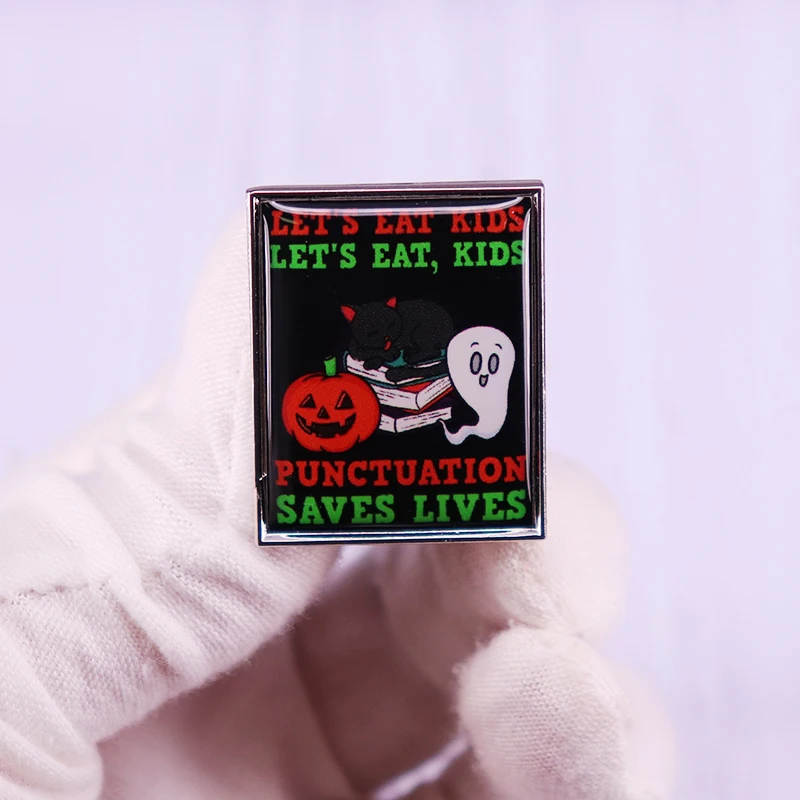 Детская Брошь в виде тыквы призрака кошки | Украшения и аксессуары