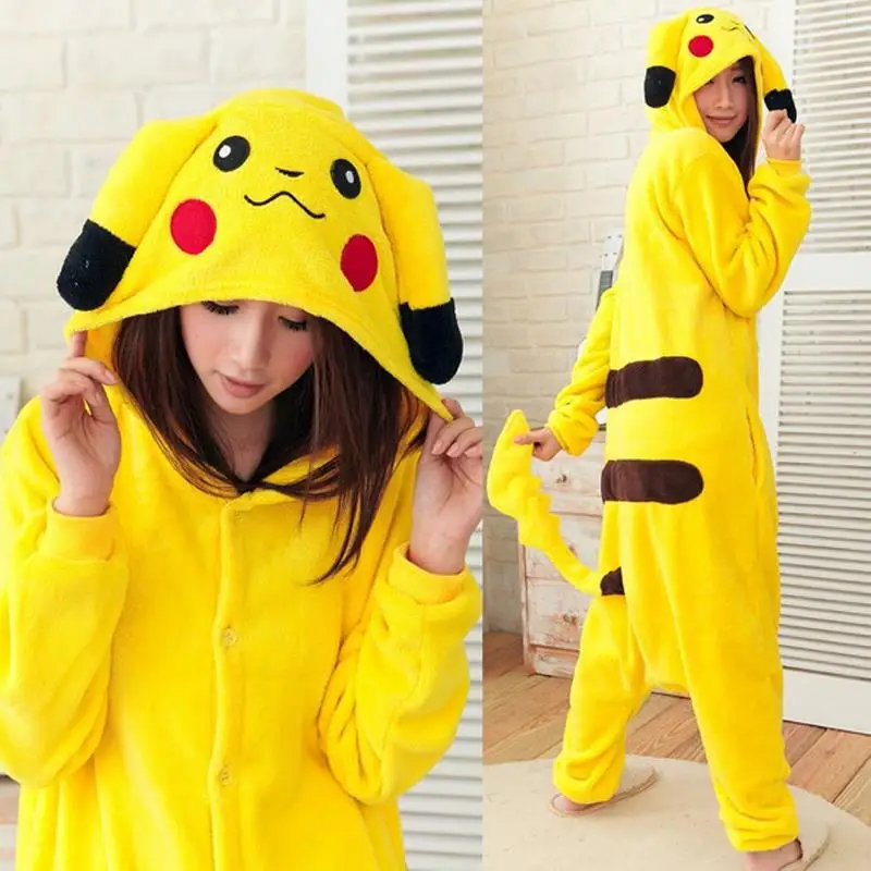 Кигуруми Пикачу Kigurumi пижама Единорог Тоторо Стич Дракон Лемур Панда| |