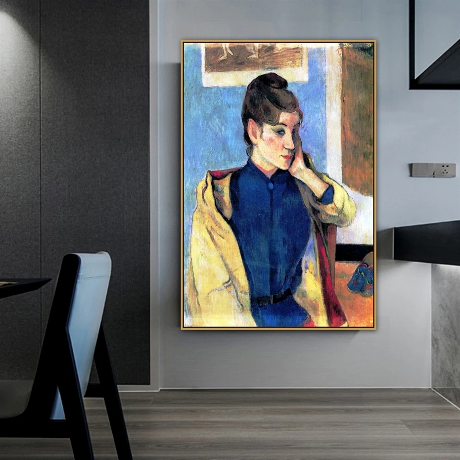 Картина маслом на холсте с изображением Юджина Анри Поль гаугина - купить по