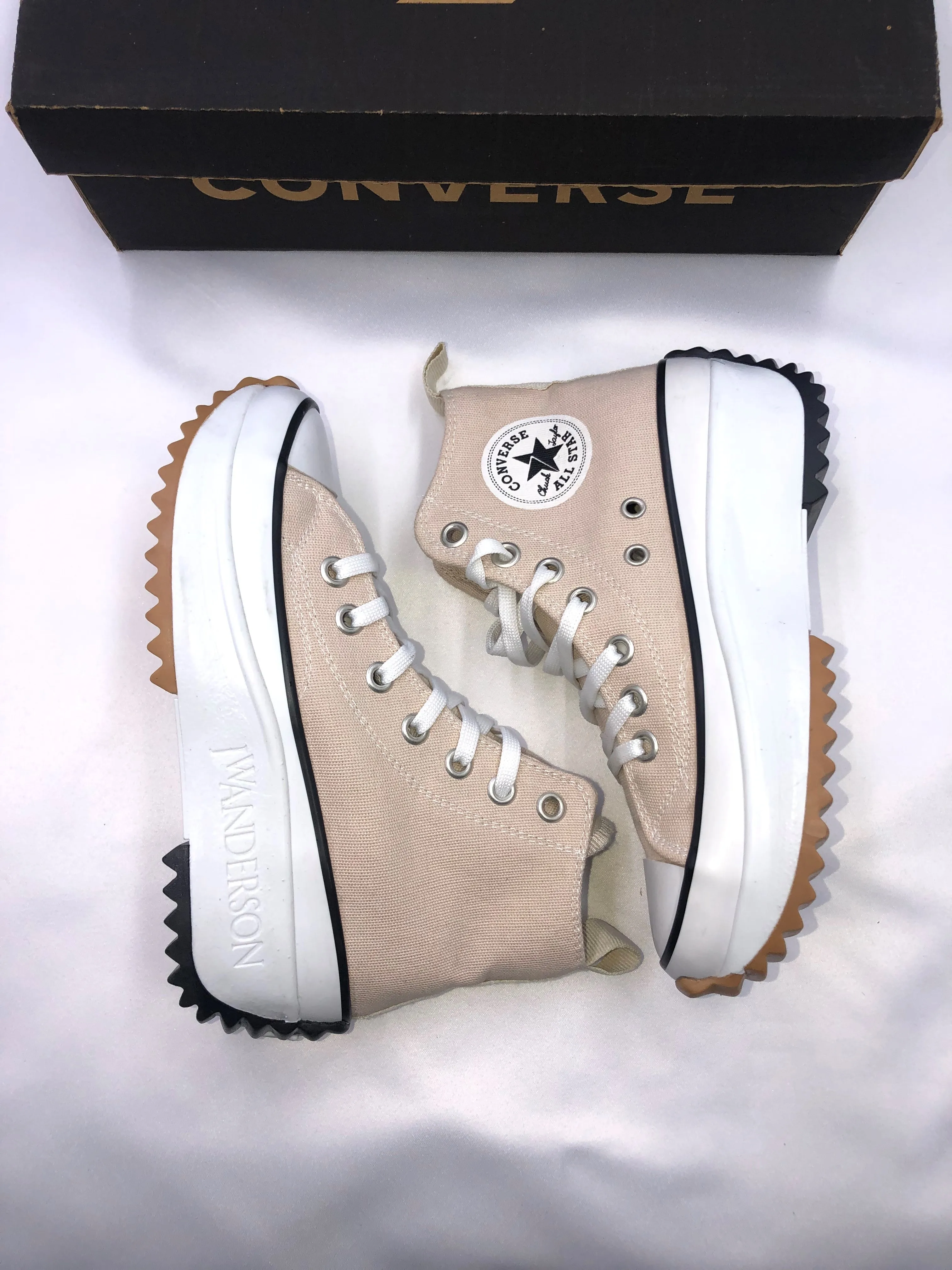 Кроссовки Converse Run Star Hike женские высокие подошвы повседневное использование для