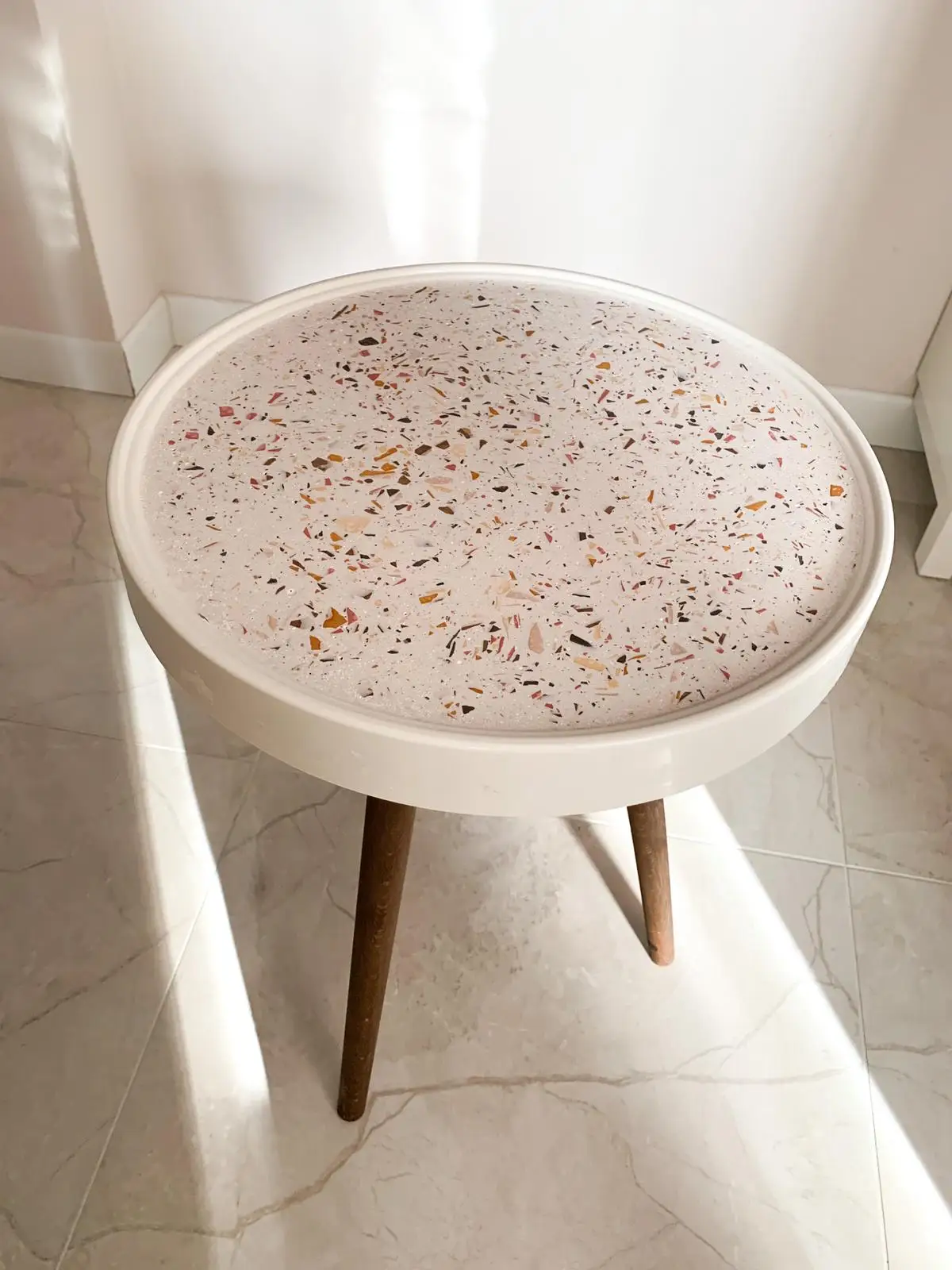 Terrazzo Ceramic Coffee Table Home Decor Creative Original Handmade Table New Product From Turkey
