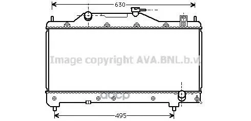 Радиатор Системы Охлаждения Toyota: Avensis (_t22_) 1.6 Vvt-I/1.8 Vvt-I/2.0 Vvt-I 97 - 03 Liftback Vvt-... |