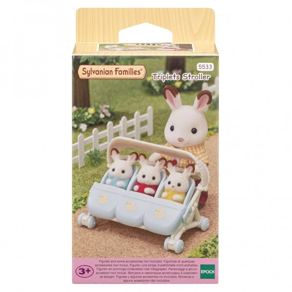 Набор Sylvanian Families Коляска для тройняшек 5533 | Игрушки и хобби