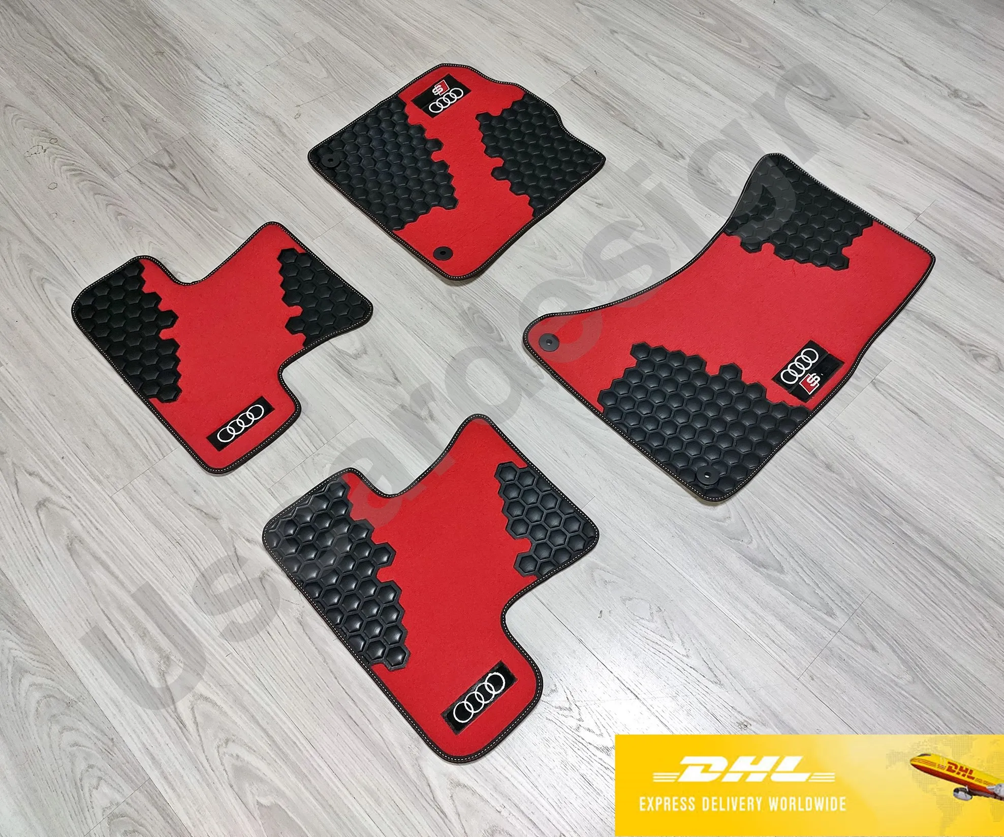

For Audi A1 - A3 - A4 - A5 - A6 - A7 - A8 - TT - Q2 - Q3 - Q5 - Q7 Premium Quality Carpet Mat Set Floor Mat