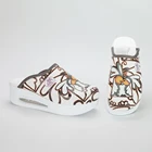 Новинка 2021, ортопедические женские тапочки Sabo, сандалии, обувь для медсестер, врачей, больниц, медицинские повседневные качественные мягкие удобные нескользящие Сабо тапочки для дома обувь женская осень тапочки