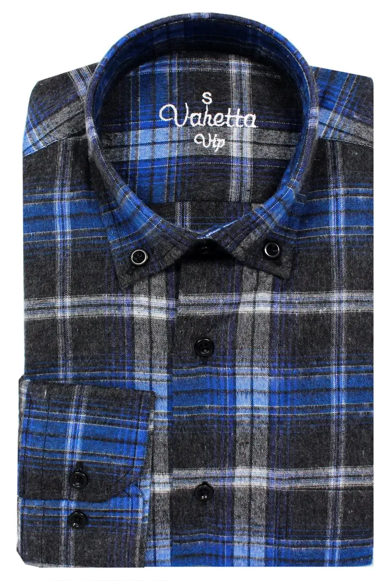 2020 новая весенняя повседневная черная клетчатая рубашка для мужчин Классическая