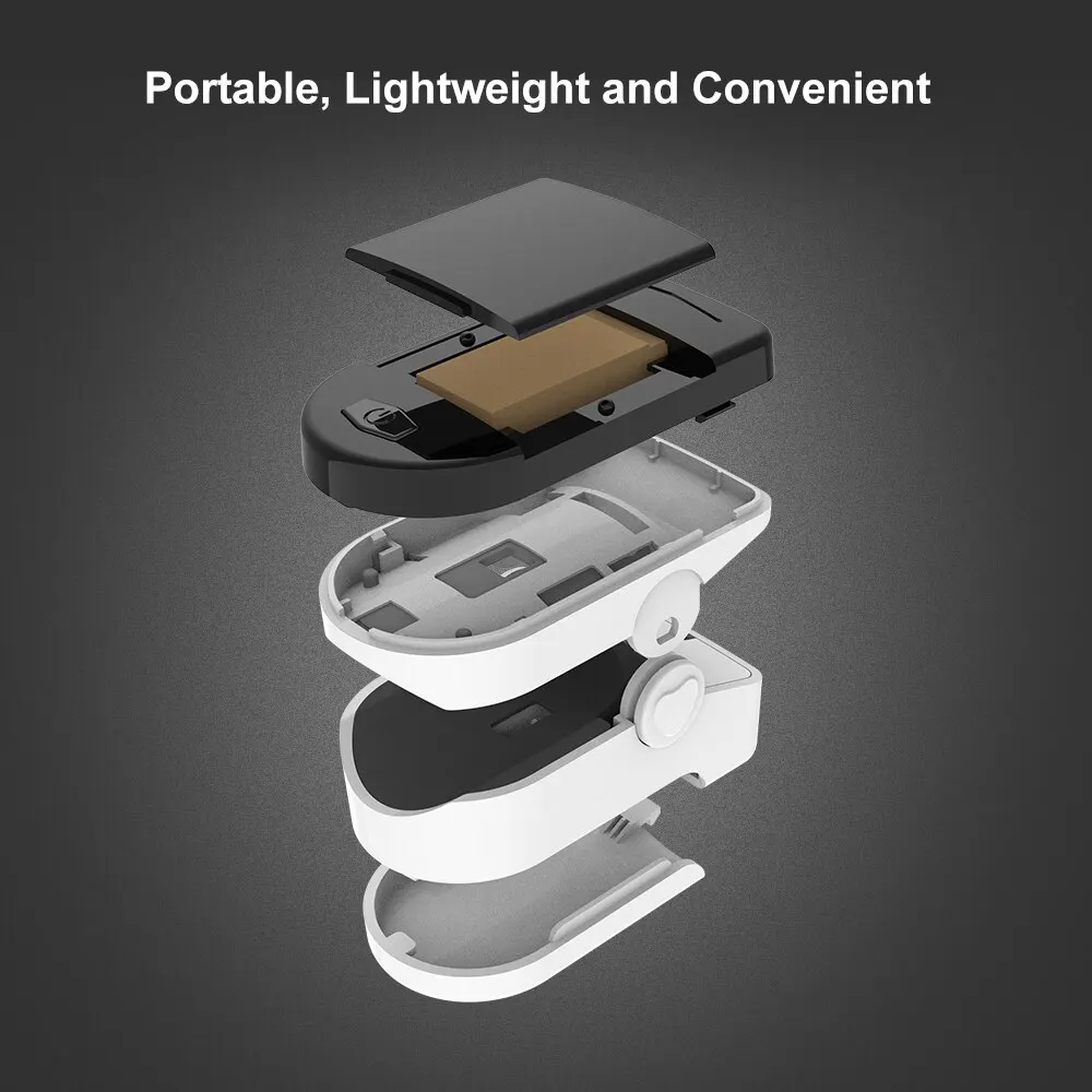 Пульсоксиметр Пальчиковый медицинский кислород в крови из пальца измеритель