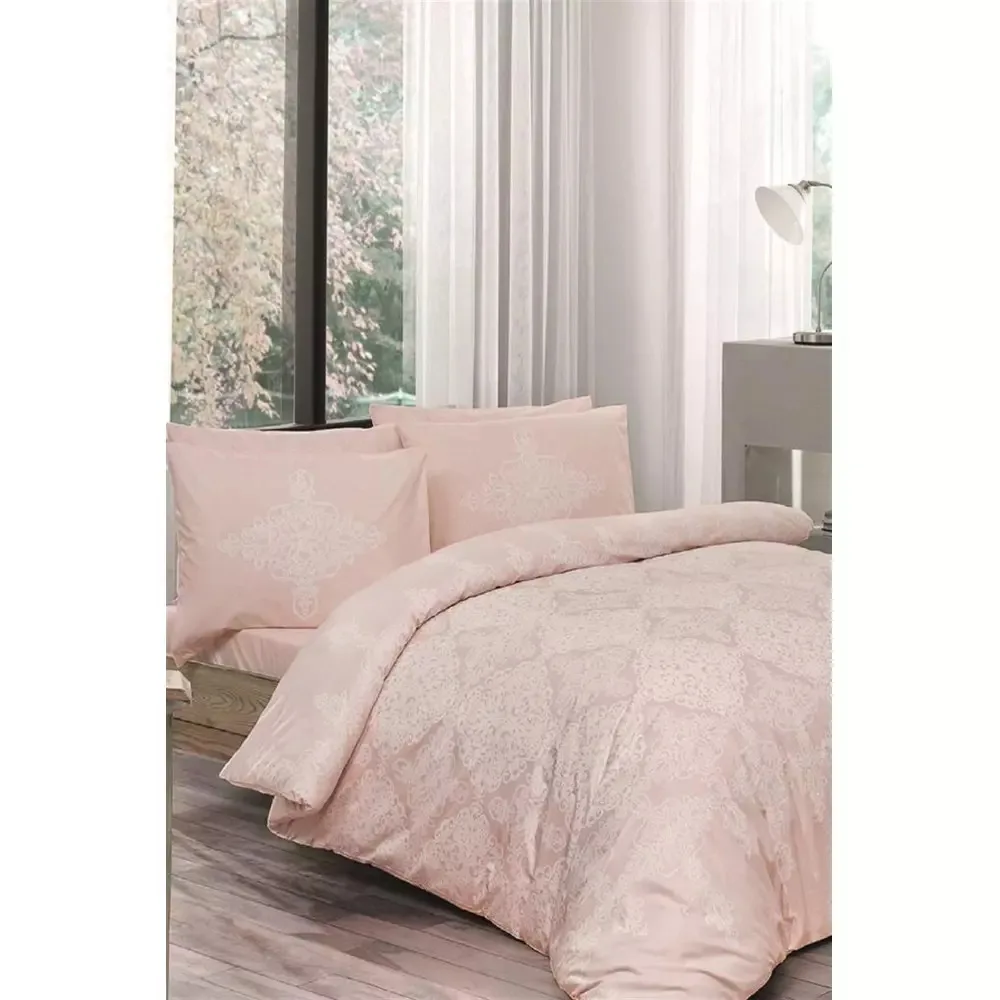 

TAC TEXTILE Турция, одноразмерный комплект пододеяльников из 100 хлопка, украшение для дома, для спальни, текстильная серия BLANCHE