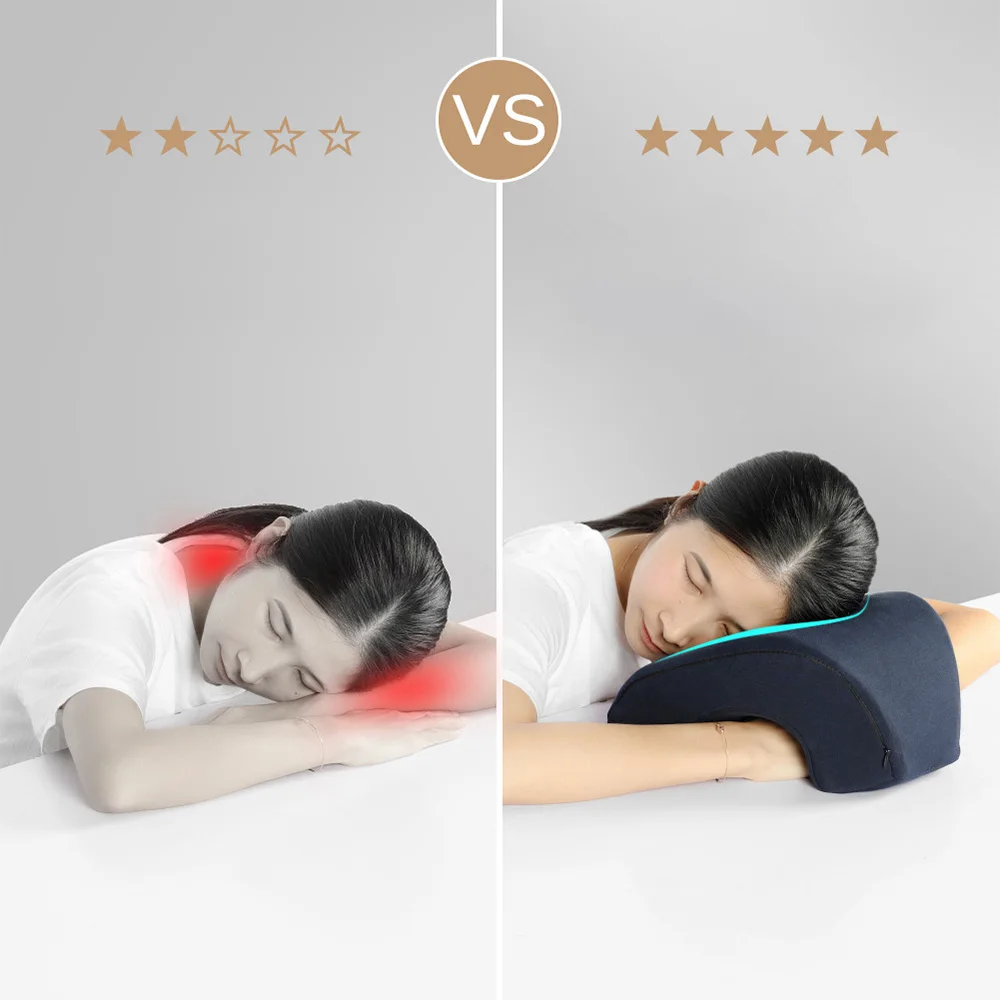 

1PCS Memory Foam Nap Pillow Office Noon Sleeping Pillow School Table Desk Pillow Breathable Neck Support Pillow for Relax