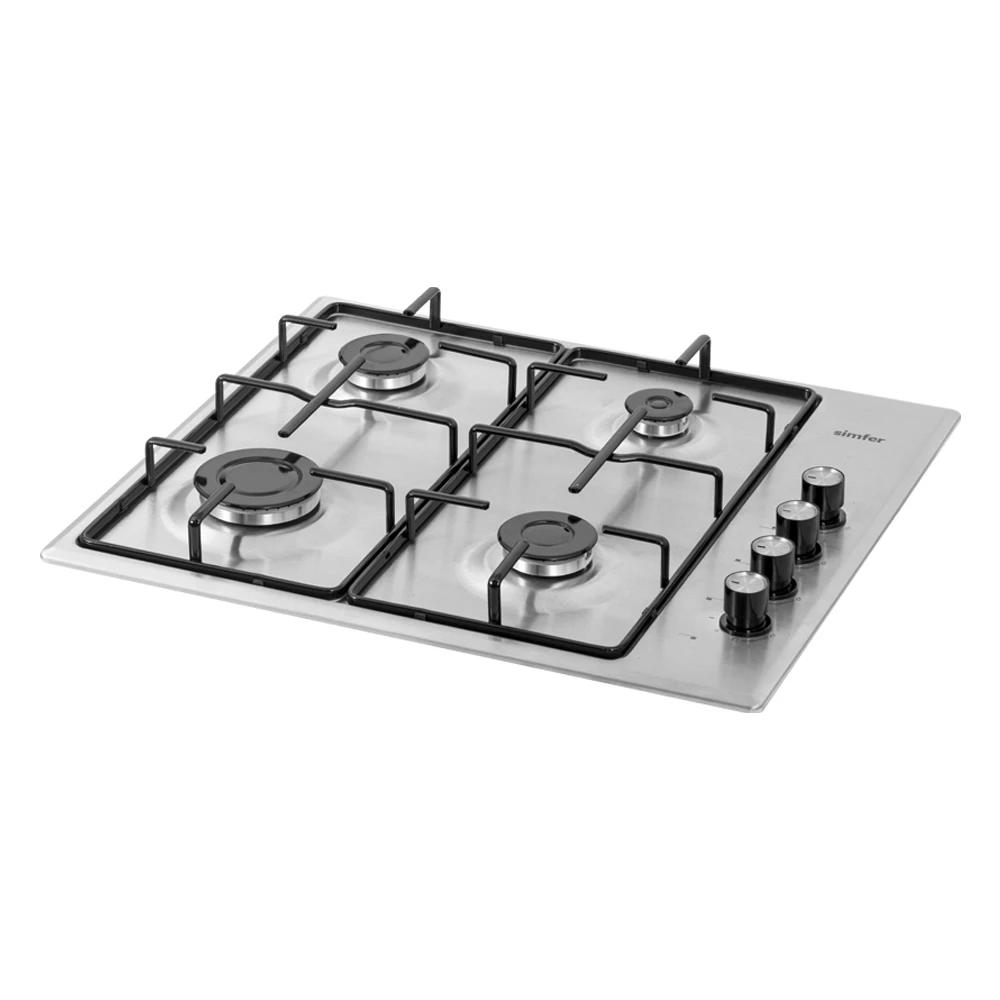 Gas hob with Simfer h60q40m401 h60q40m400 flat 60 cm metal | Бытовая техника
