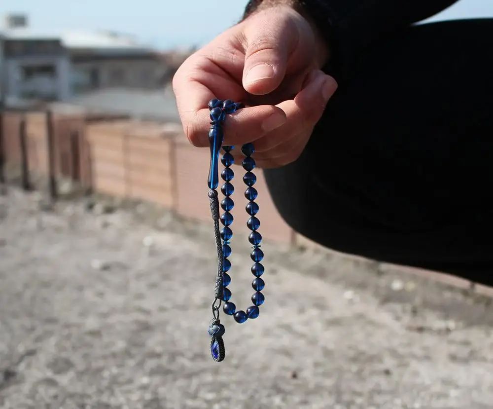 Мерные мусульманские четки 33 мерки 1000 параметров пережимаемый Янтарный ручная