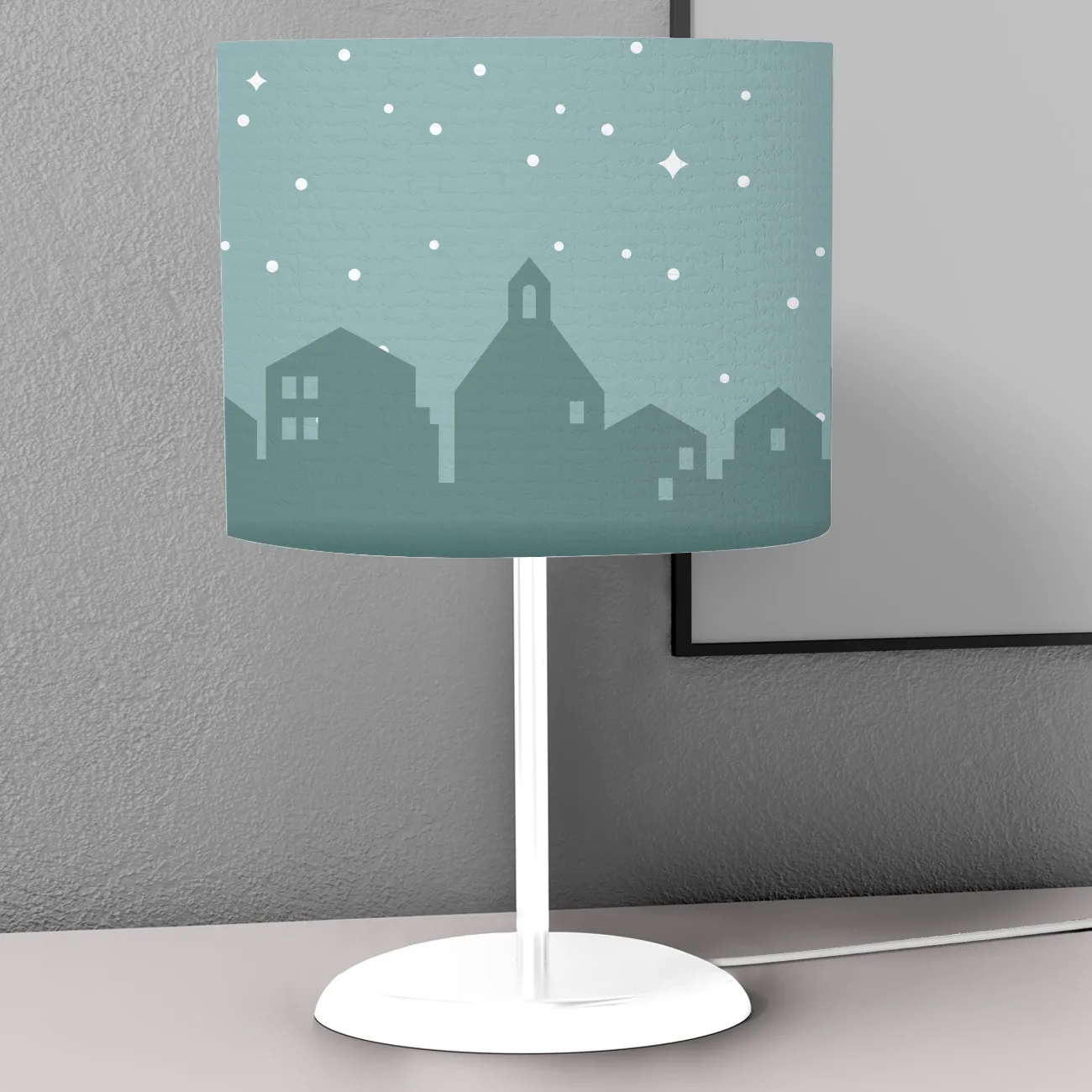 

Desk Lamps Decoration Table Night Lights Control For Baby Bedroom Bedside Lampshade Light Model 1345
