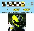 Коллекция 112 года, наклейки на шлем VALENTINO ROSSI 2009 для ночного тестирования Катара, наклейки на шлем TB DECAL TBD39