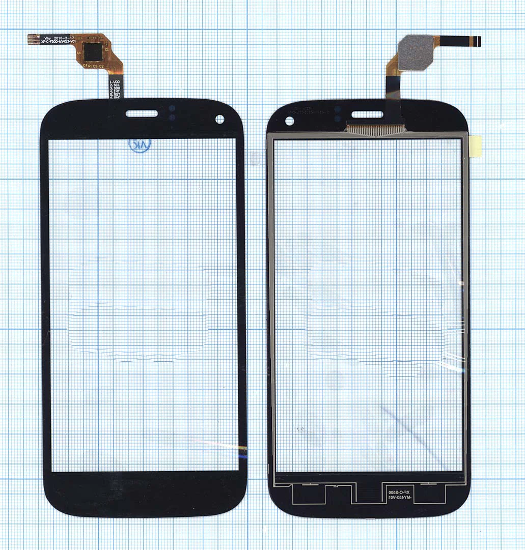 Сенсорное стекло (тачскрин) для Explay Dream черное | Laptop LCD Screen