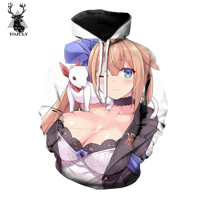 Ahegao, толстовки, Модная белая мужская Толстовка, 3d принт, аниме, сексуальный лоли, толстовка в стиле хип-хоп, с круглым вырезом, уличная одежда, топы, странные вещи - Цвет: 4