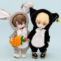 cartoon clothes clothes coveralls for obitsu 11 gsc body9 dolls rabbit carrot set black cat bell set