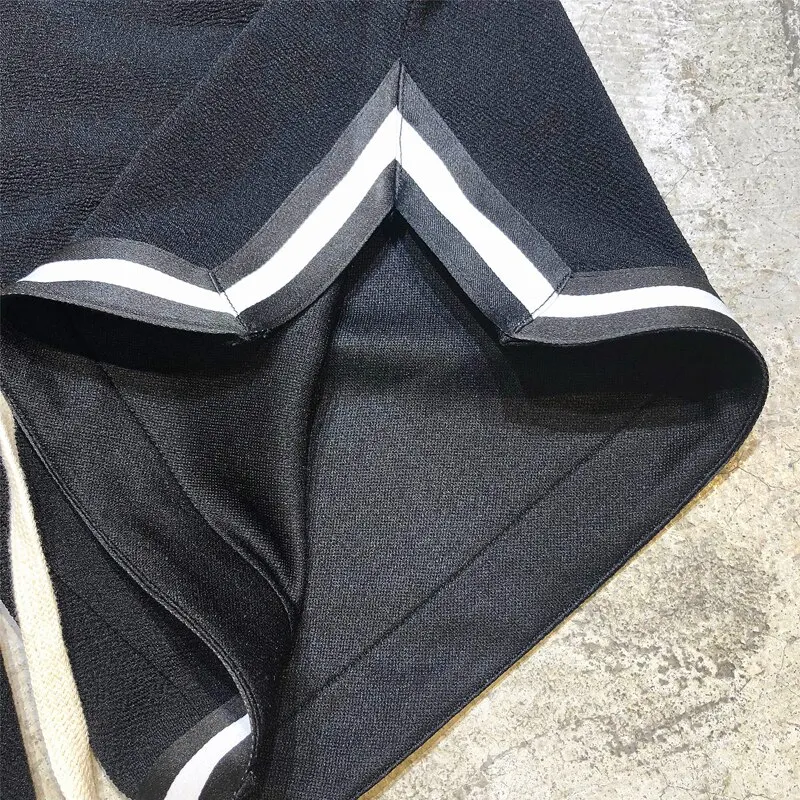 

Bieber Sweatshorts Kanye west Shorts Men Women High Street Casual Shorts 1: 1 Best Quality Drawstring Sports Snake Pattern Pan