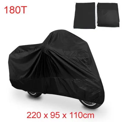 L-220x95x110cm Uxcell L XL XXL XXXL 180T защита от дождя и пыли для скутера, мотоцикла, чехол для Honda Victory Kawasaki Yamaha Suzuki Harley Davidson - Цвет: L-220x95x110cm