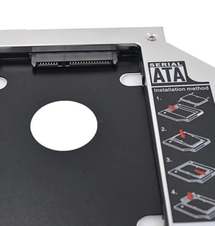 Адаптер устройств 2.5&quot(SSD HDD) в отсек привода ноутбука салазки Optibay HDD Caddy |