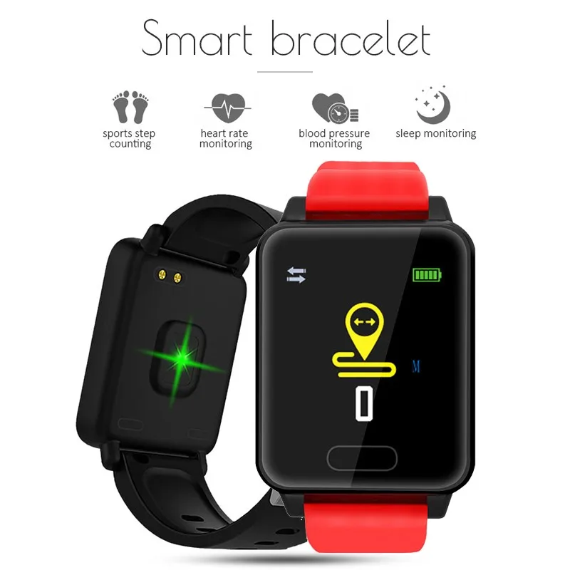 Мужские смарт часы с Bluetooth круглые водонепроницаемые спортивные WhatsApp для Android Ios