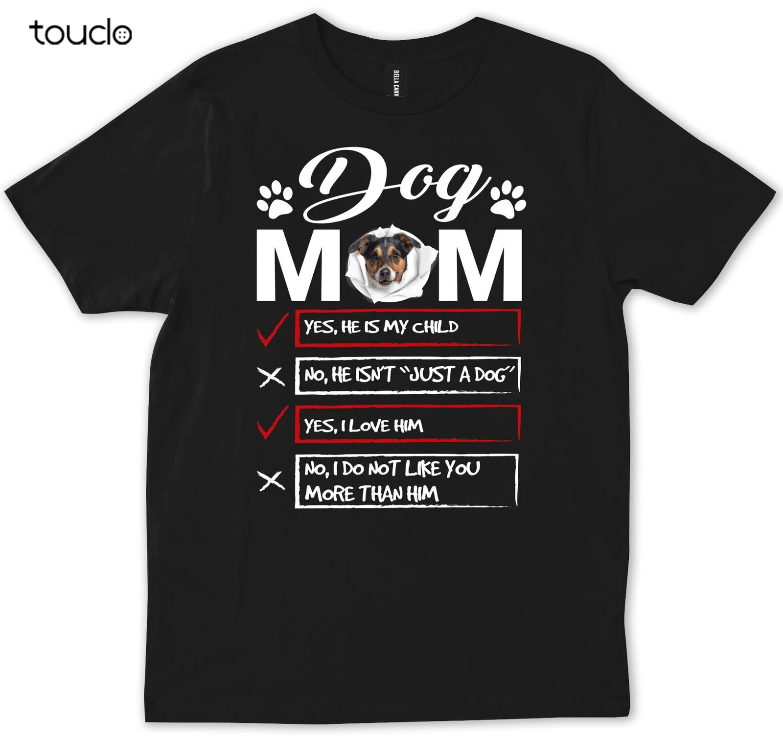 

Funny Jack Russell Terrier Owner Fur Mom Dad Gift T-shirt