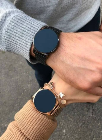 Ricardo Çift Sevgili металлический Kordon Led Su Geçirmez Kol Saatleri Бир Alana Bedava сын Moda Dayanıklı RU Uygun|Часы