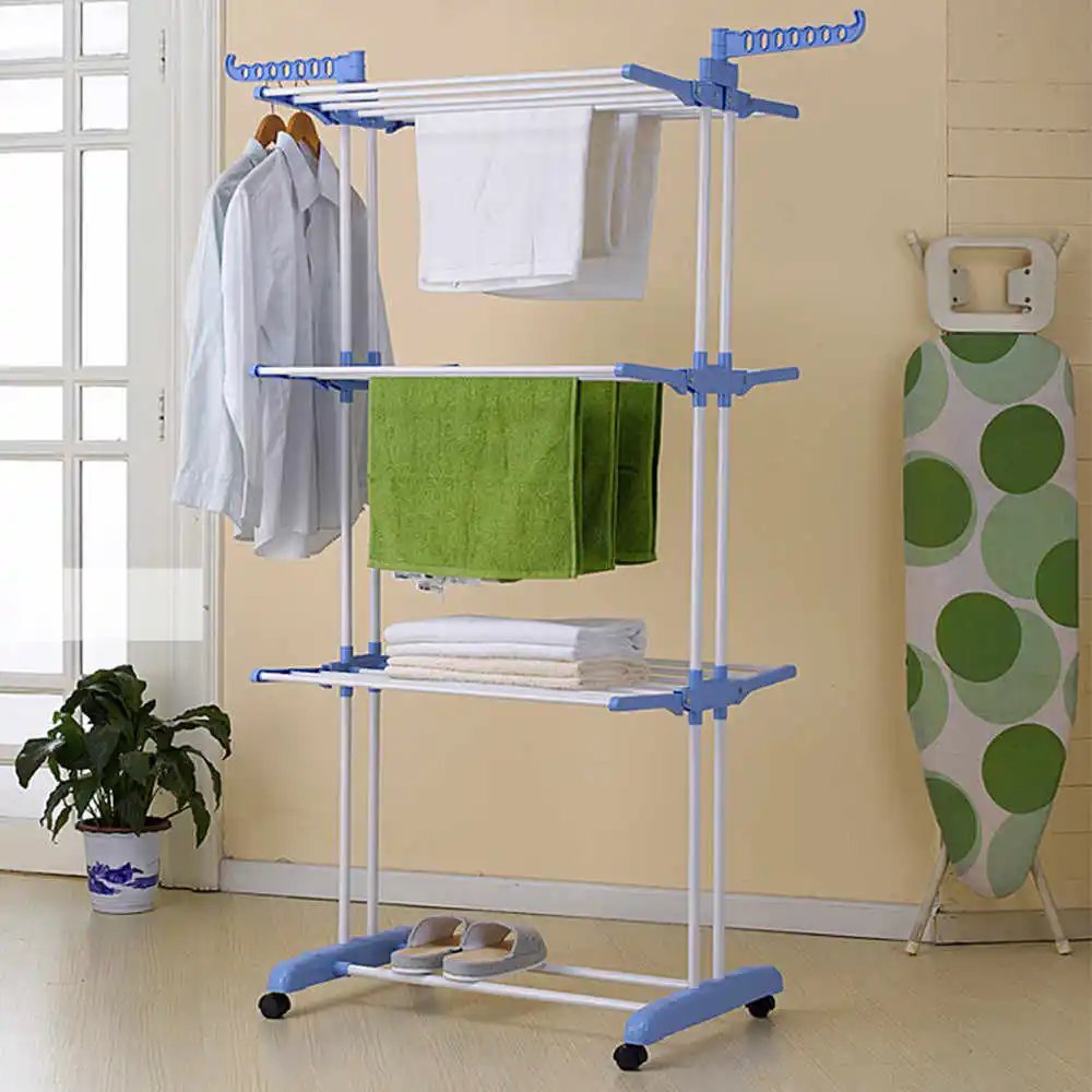 Clothes Dryer vertical floor standing three-storey linen dryer clothes hanger. | Бытовая техника