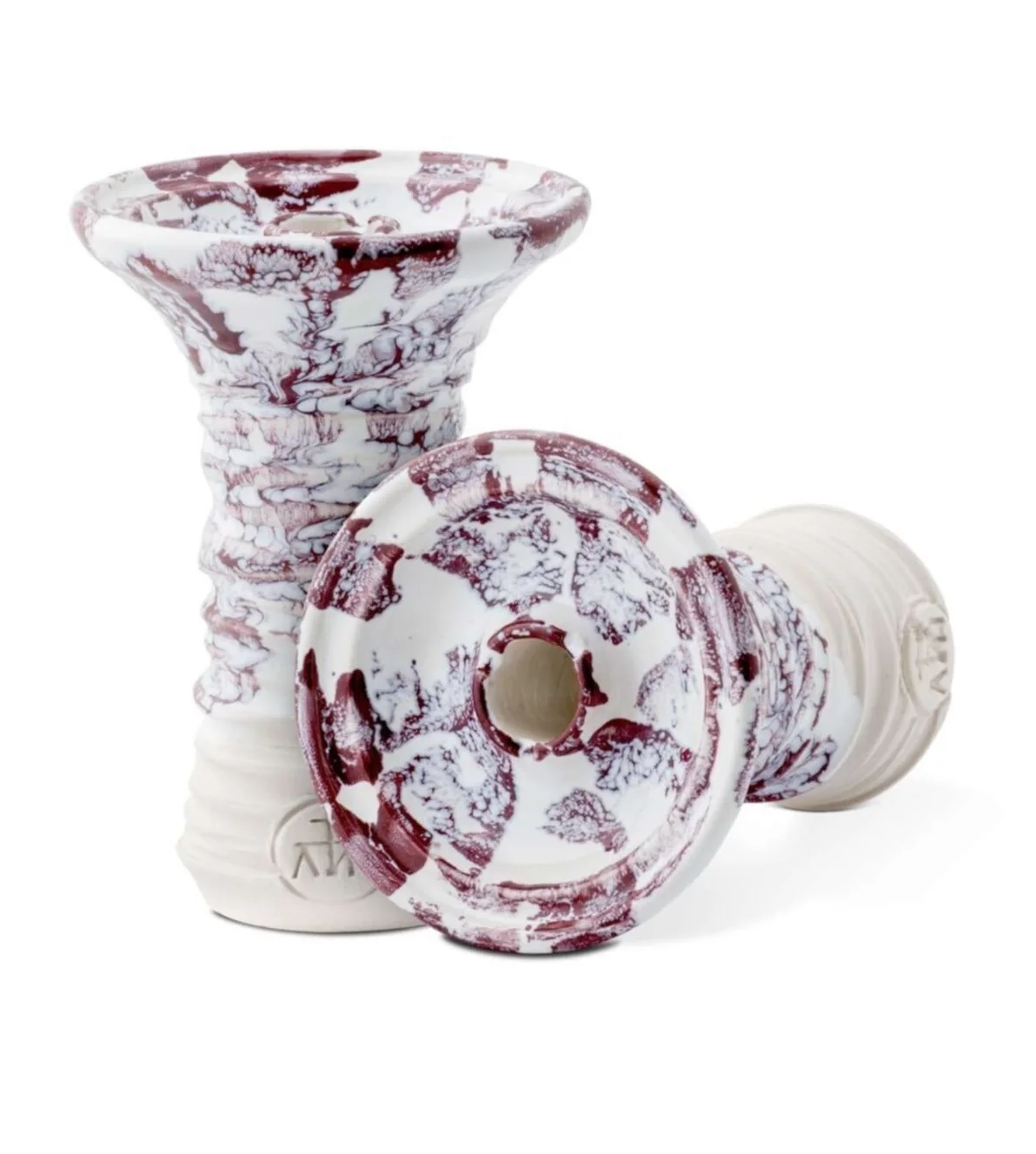 

ADALYA Ath Travertine Hookah Bowl Head for Hookah, Shisha,Water Pipe Ceramic Shisha One Holes Chicha Accessories Ceramic Bowl