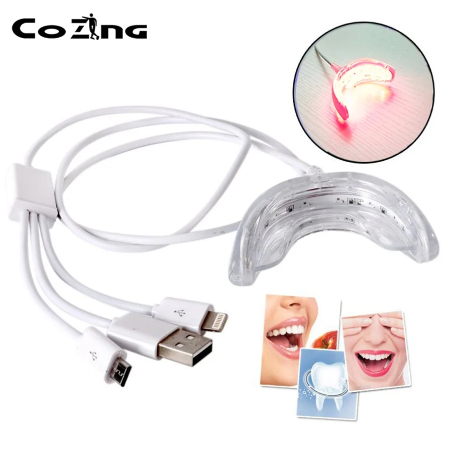 Oral red light therapy for Tooth & bone damage, Relief toothache,Sensitive teeth Light with 16 led, 3200mW 325NM